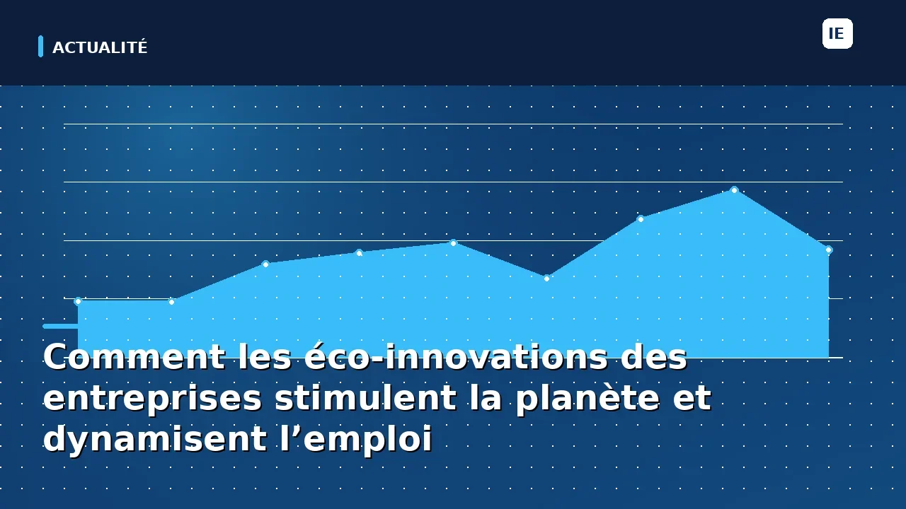 Comment les éco-innovations des entreprises stimulent la planète et dynamisent l’emploi