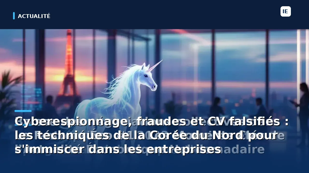 Cyberespionnage, fraudes et CV falsifiés : les techniques de la Corée du Nord pour s'immiscer dans les entreprises