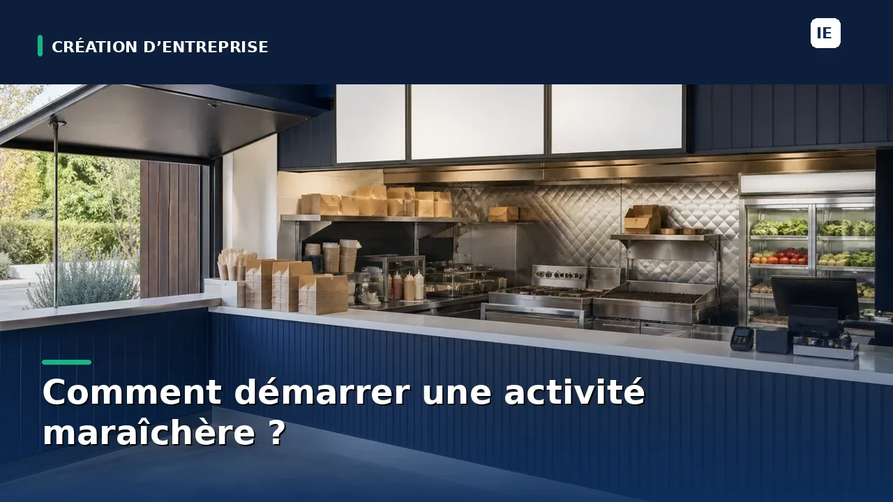demarrer activite maraicher