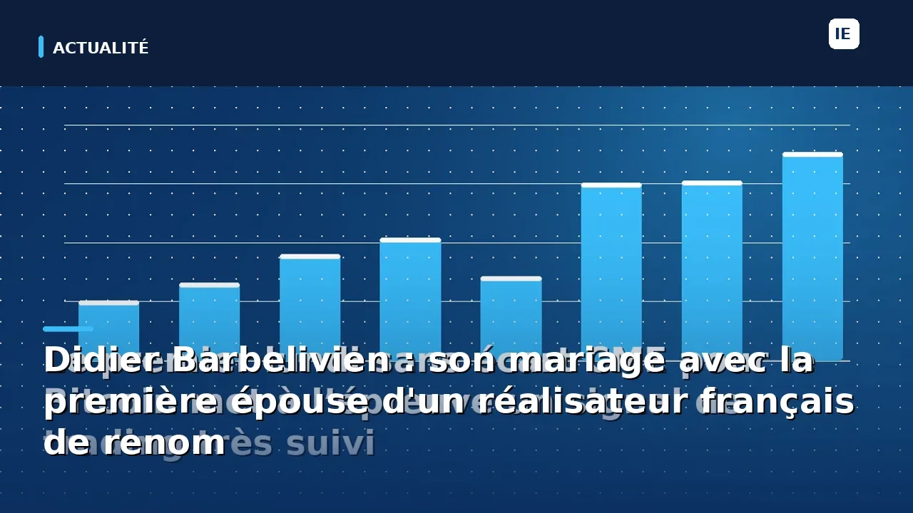 Didier Barbelivien : son mariage avec la première épouse d'un réalisateur français de renom