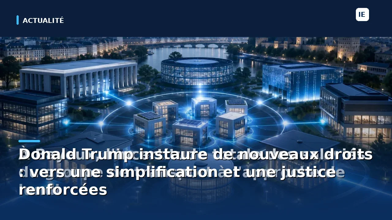 Donald Trump instaure de nouveaux droits : vers une simplification et une justice renforcées