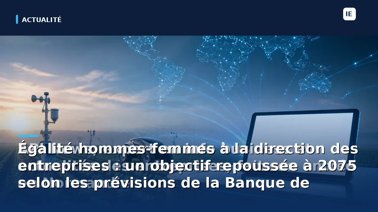 découvrez les dernières prévisions de la banque de france concernant l'égalité hommes-femmes à la direction des entreprises, qui fixent l'objectif à 2075. analyse des enjeux, des défis à relever et des perspectives d'avenir pour une représentativité équilibrée en milieu professionnel.