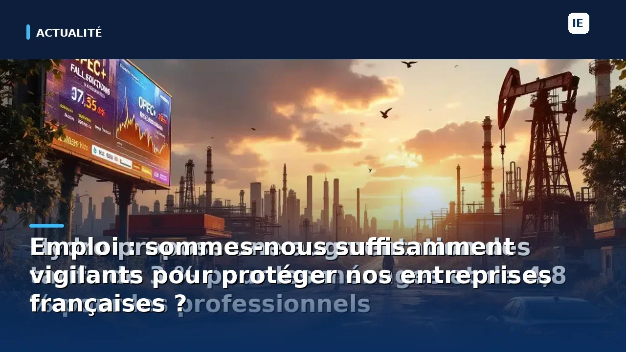 Emploi : sommes-nous suffisamment vigilants pour protéger nos entreprises françaises ?