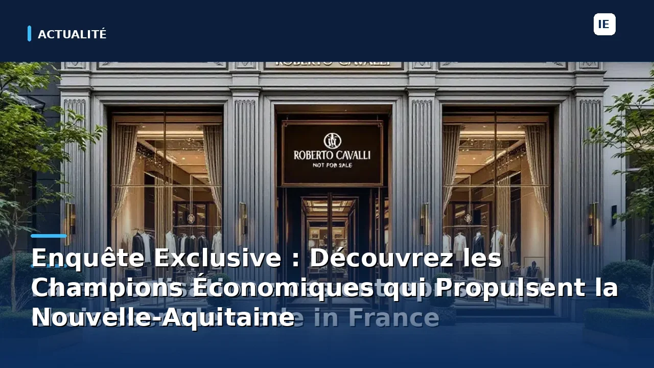 Enquête Exclusive : Découvrez les Champions Économiques qui Propulsent la Nouvelle-Aquitaine