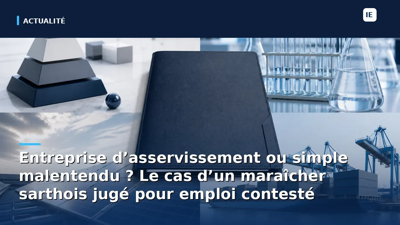 Entreprise d’asservissement ou simple malentendu ? Le cas d’un maraîcher sarthois jugé pour emploi contesté