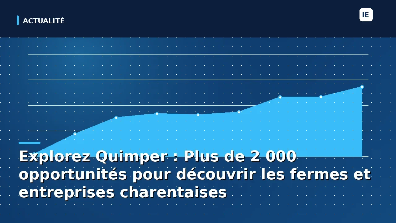 découvrez quimper et profitez de plus de 2 000 occasions pour visiter des fermes et entreprises charentaises. un guide idéal pour explorer le terroir, rencontrer des producteurs locaux et vivre des expériences authentiques en bretagne !