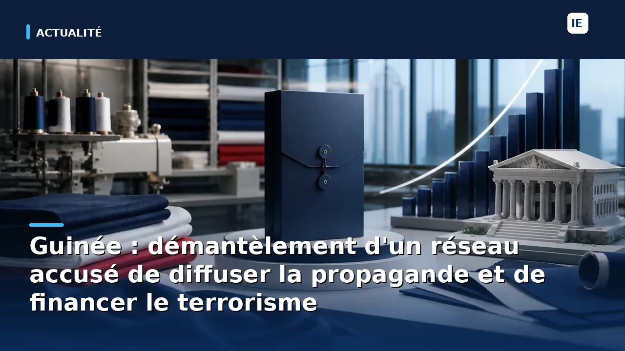 Guinée : démantèlement d'un réseau accusé de diffuser la propagande et de financer le terrorisme