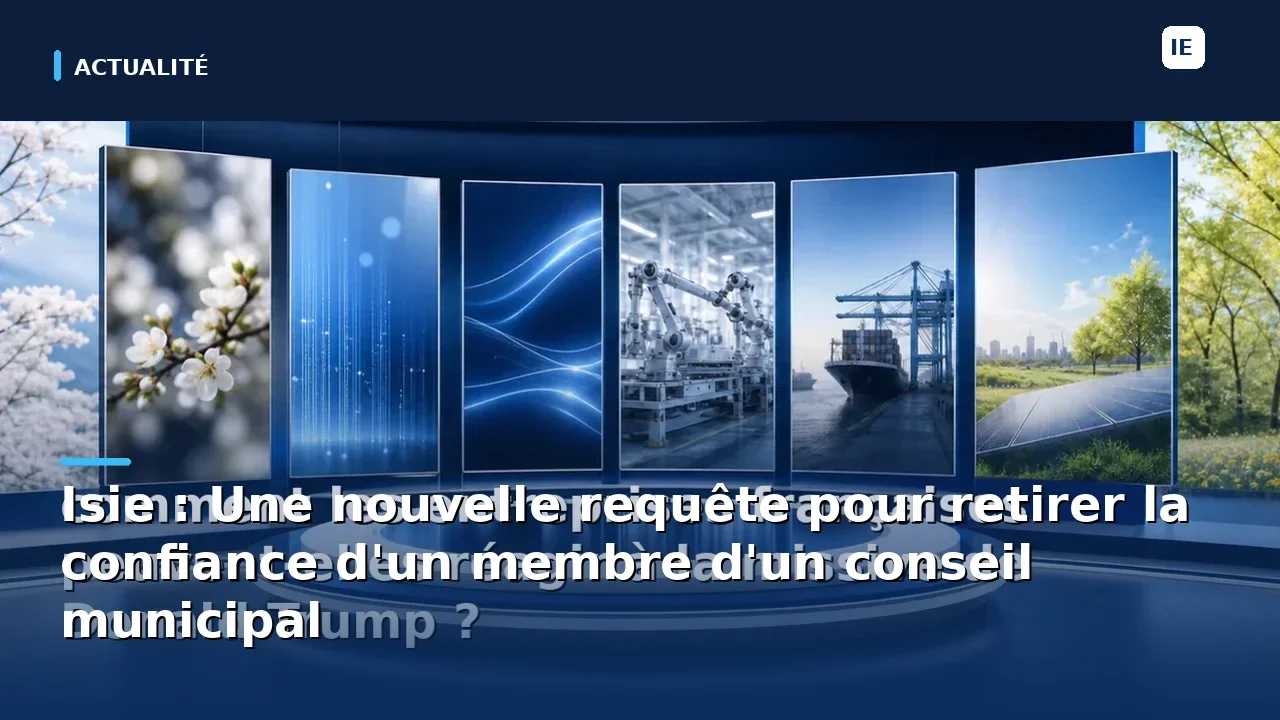 découvrez les détails sur la nouvelle requête déposée auprès de l'isie visant à retirer la confiance à un membre d'un conseil municipal. analyse des enjeux et procédures dans cet article.