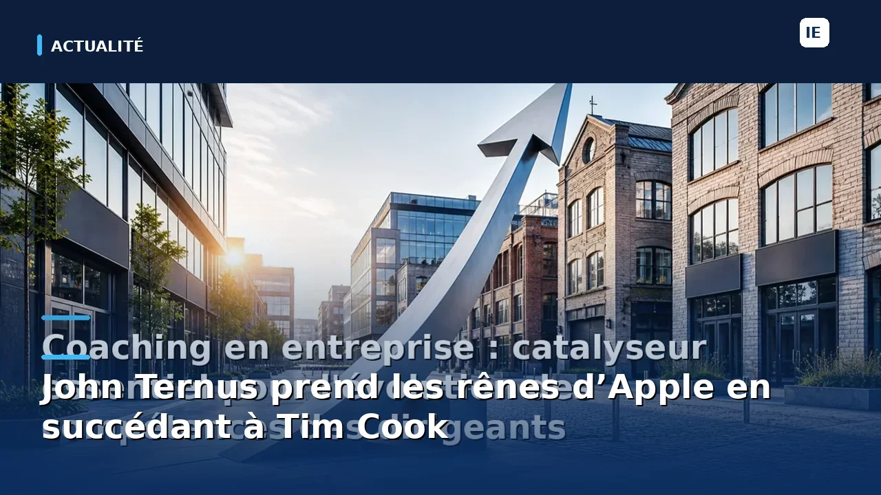 John Ternus prend les rênes d’Apple en succédant à Tim Cook