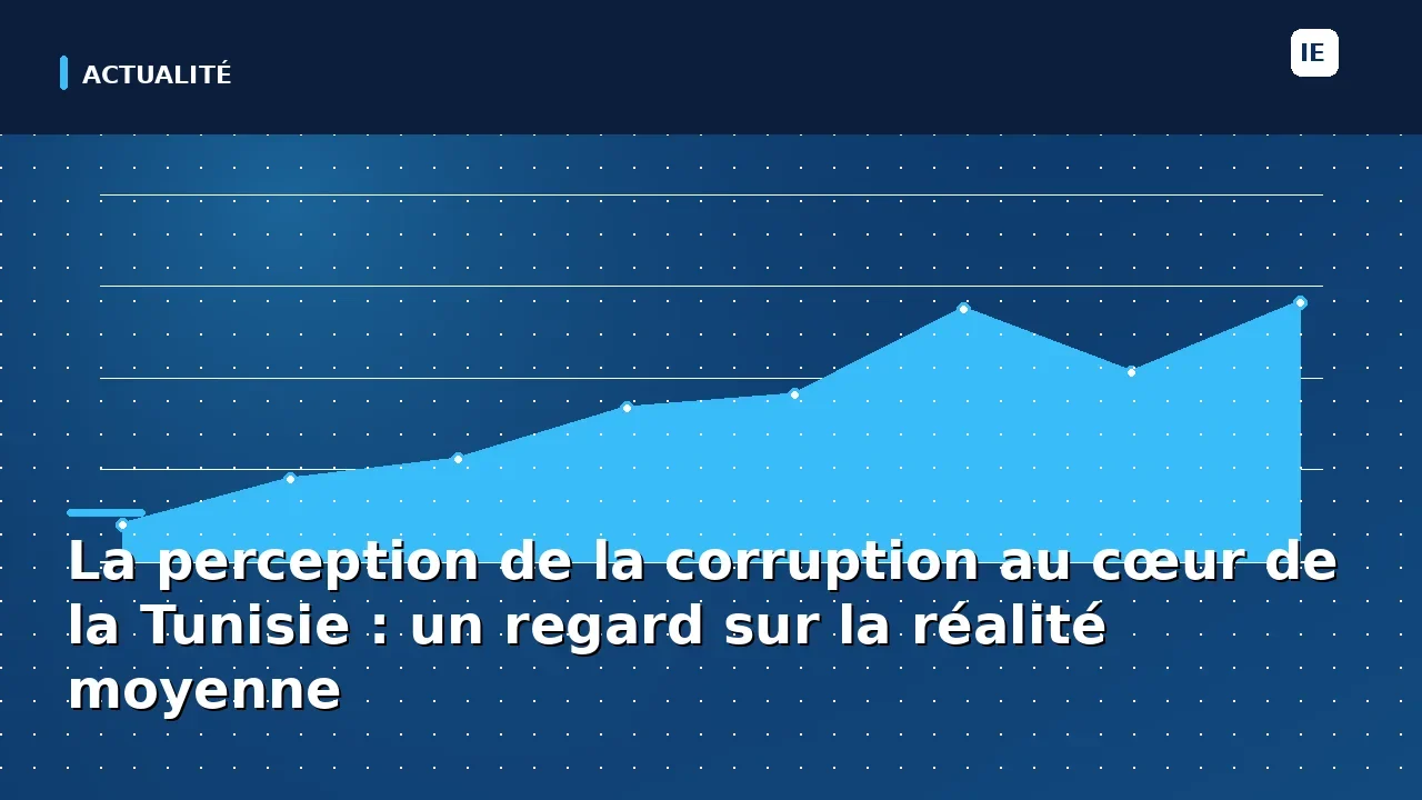 La perception de la corruption au cœur de la Tunisie : un regard sur la réalité moyenne