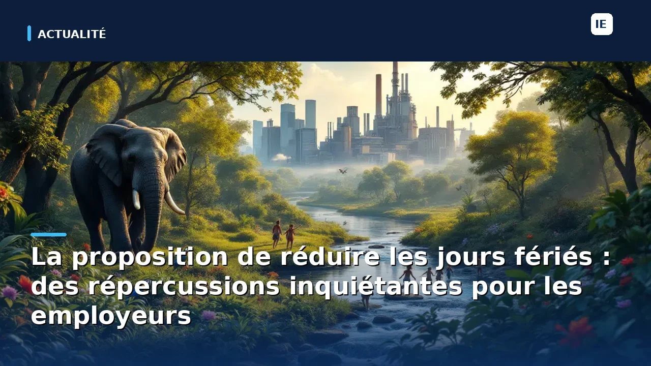 découvrez les implications d'une proposition visant à réduire les jours fériés en france, et les conséquences préoccupantes que cela pourrait avoir sur les employeurs et le bien-être des employés.
