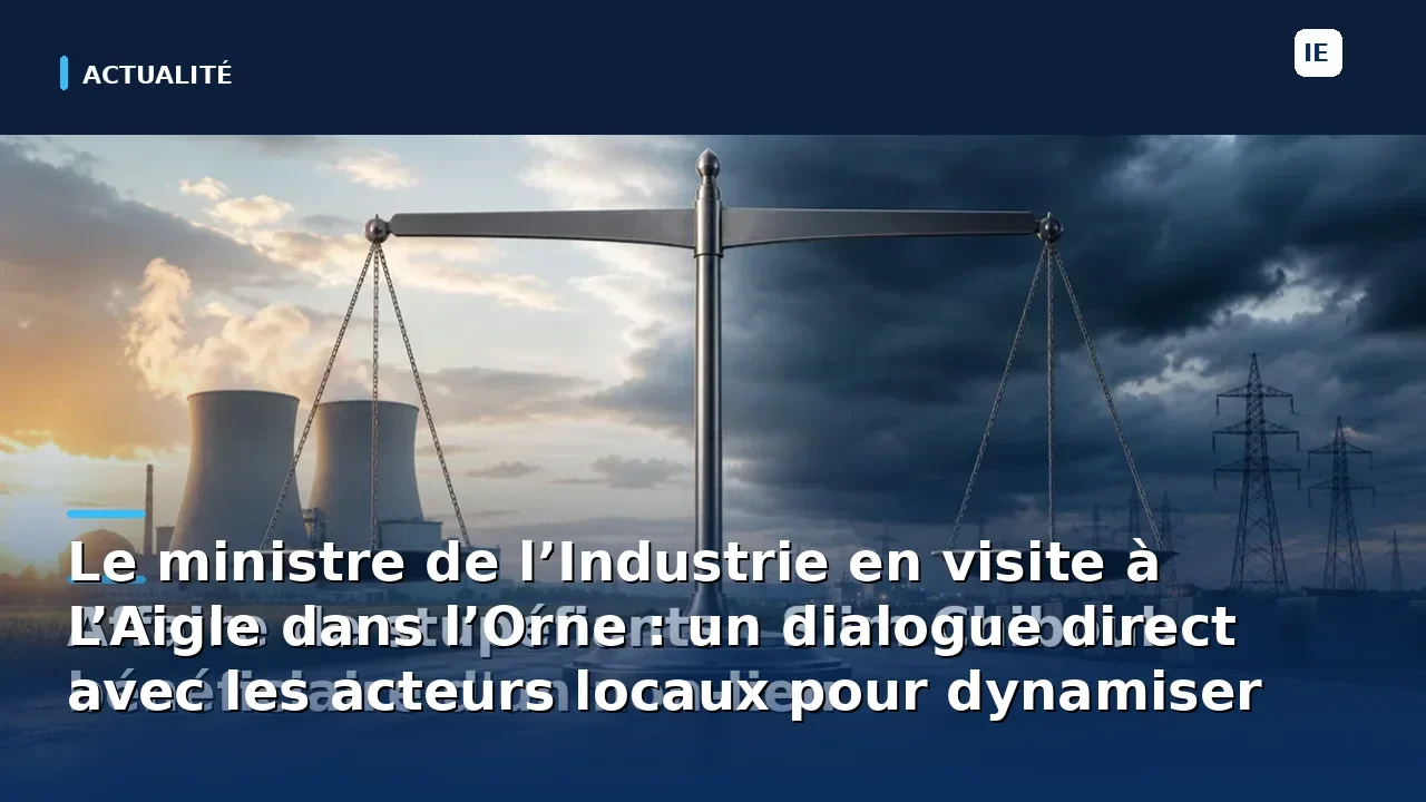 Le ministre de l’Industrie en visite à L’Aigle dans l’Orne : un dialogue direct avec les acteurs locaux pour dynamiser l’économie territoriale