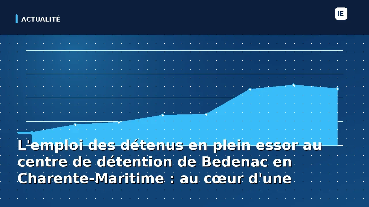 découvrez comment le centre de détention de bedenac en charente-maritime favorise la réinsertion des détenus grâce à un programme innovant d'emploi, contribuant ainsi à leur réhabilitation et à une dynamique positive en prison.