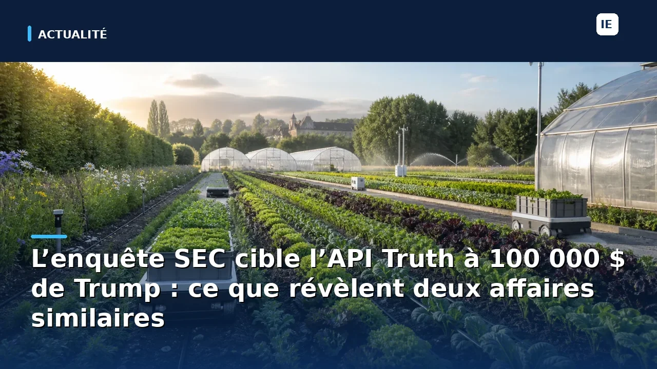 L’enquête SEC cible l’API Truth à 100 000 $ de Trump : ce que révèlent deux affaires similaires