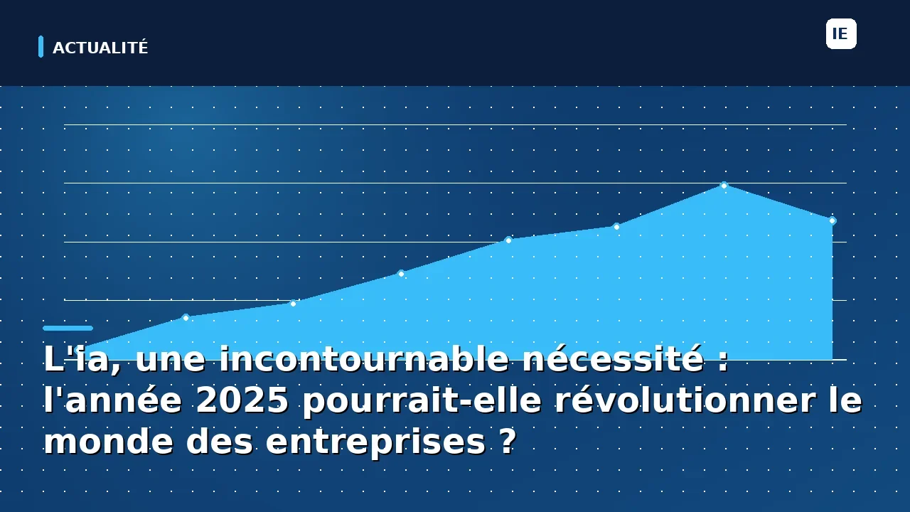 découvrez comment l'intelligence artificielle s'impose comme une nécessité incontournable pour les entreprises en 2025. plongez dans une réflexion sur les révolutions attendues et les stratégies à adopter pour profiter pleinement de cette avancée technologique.