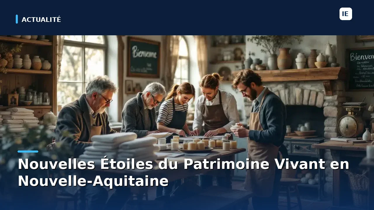 Nouvelles Étoiles du Patrimoine Vivant en Nouvelle-Aquitaine