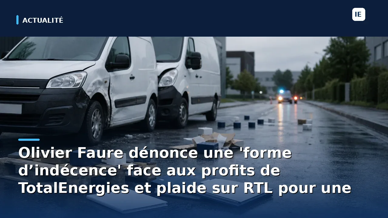 Olivier Faure dénonce une 'forme d’indécence' face aux profits de TotalEnergies et plaide sur RTL pour une taxe…