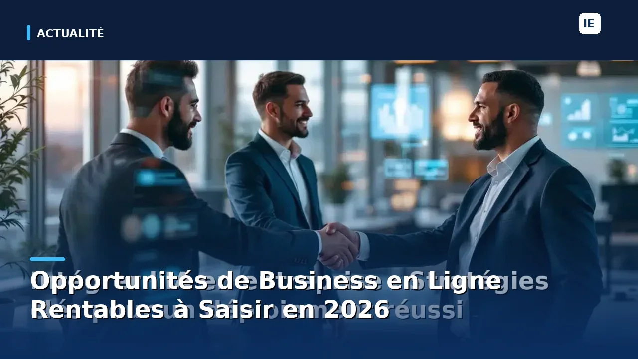 Opportunités de Business en Ligne Rentables à Saisir en 2026