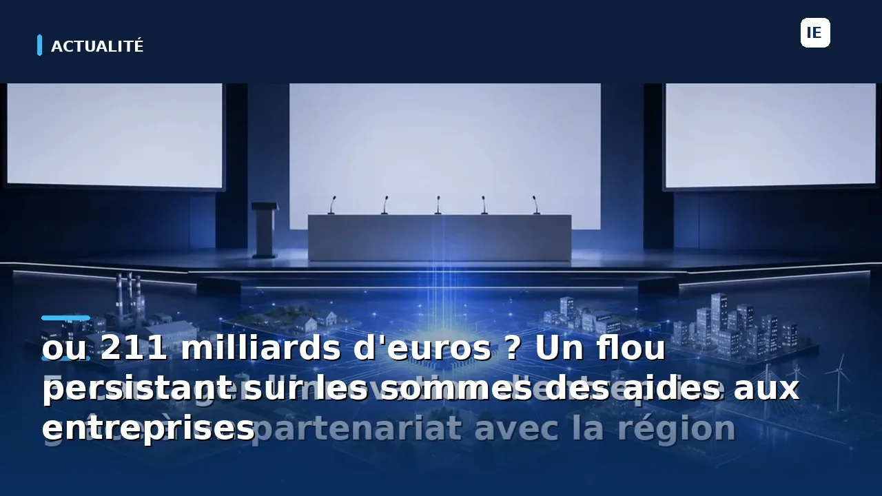 découvrez les tenants et aboutissants des 211 milliards d'euros d'aides aux entreprises en france. cet article explore le flou persistant autour de ces sommes, analysant les enjeux économiques et les implications pour les acteurs du marché.