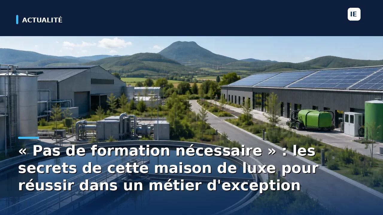 « Pas de formation nécessaire » : les secrets de cette maison de luxe pour réussir dans un métier d'exception