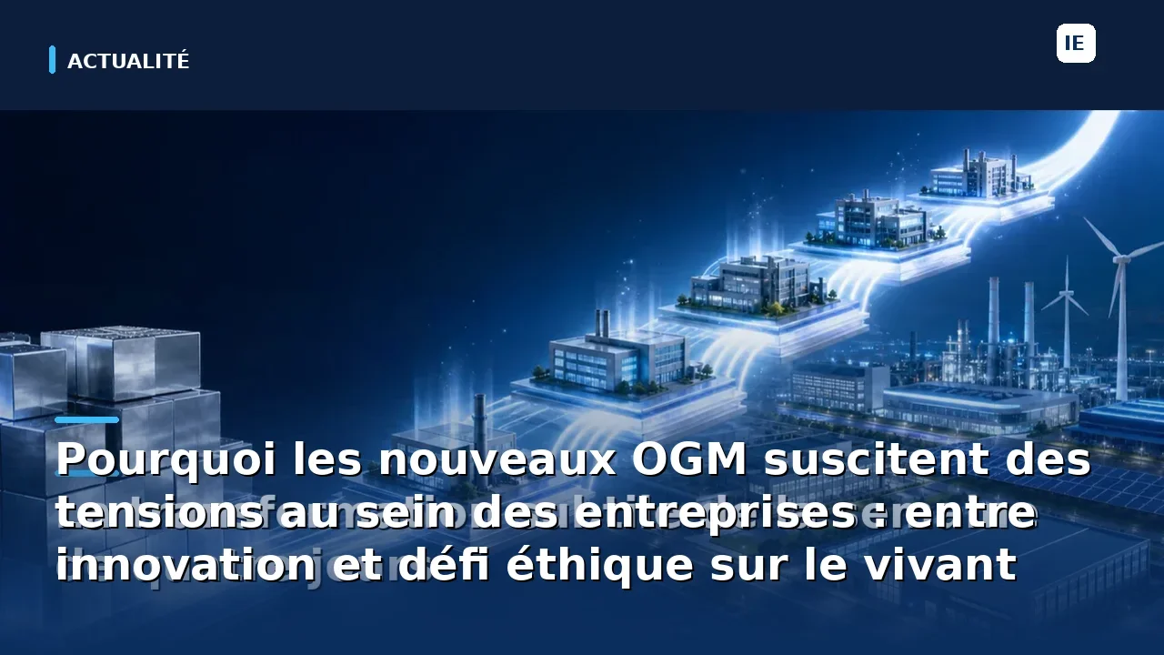 Pourquoi les nouveaux OGM suscitent des tensions au sein des entreprises : entre innovation et défi éthique sur le…
