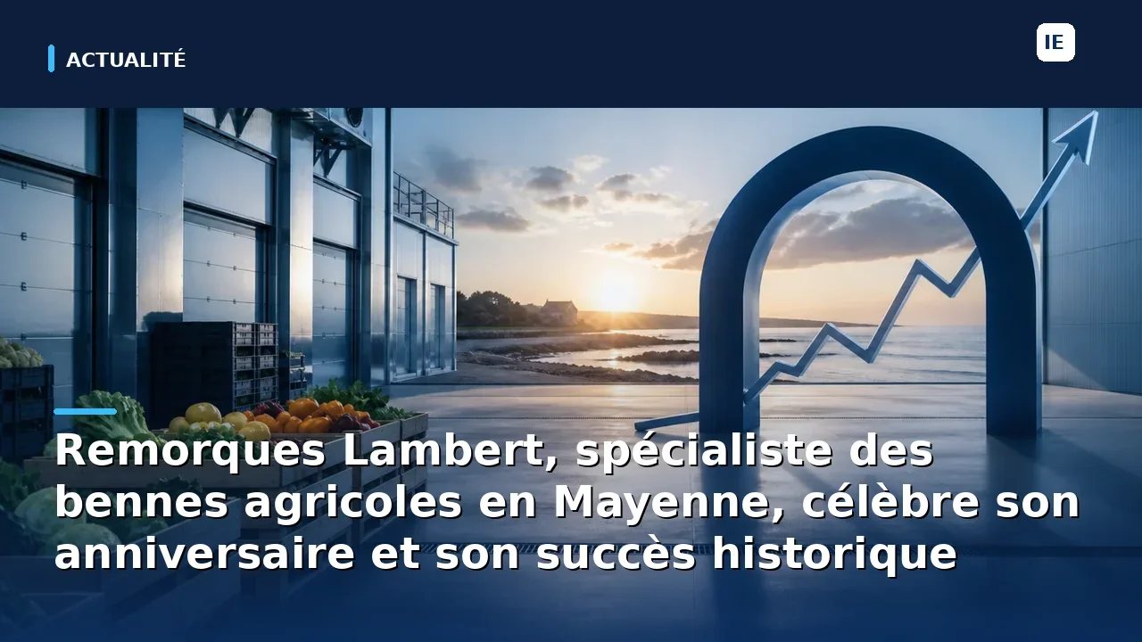 Remorques Lambert, spécialiste des bennes agricoles en Mayenne, célèbre son anniversaire et son succès historique