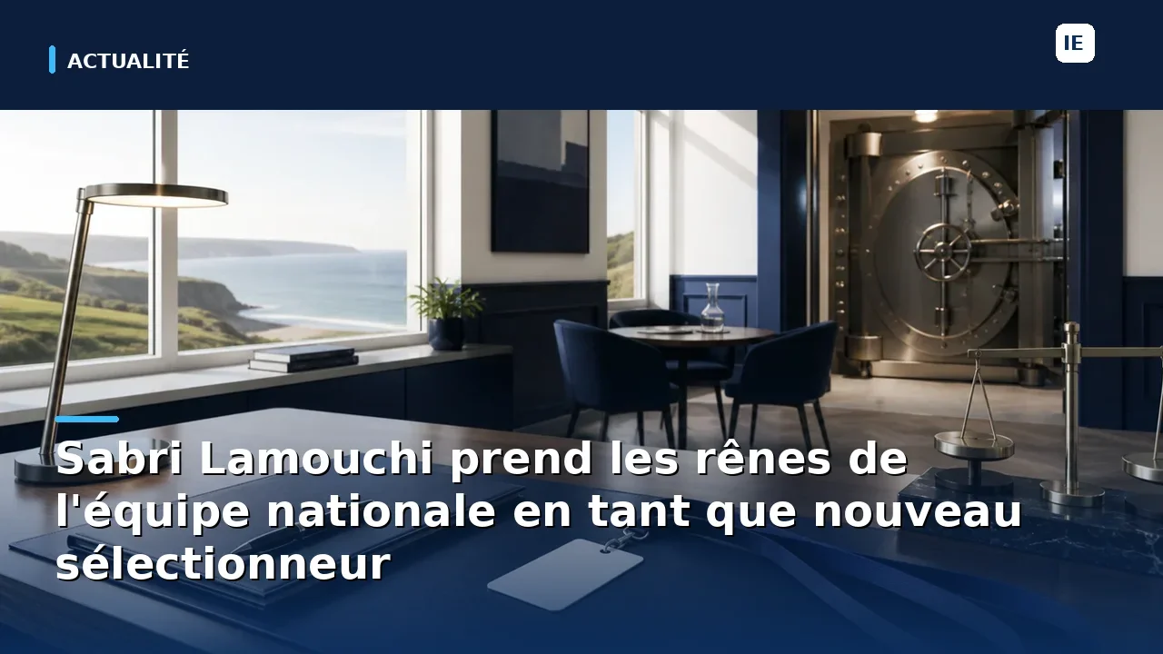 Sabri Lamouchi prend les rênes de l'équipe nationale en tant que nouveau sélectionneur