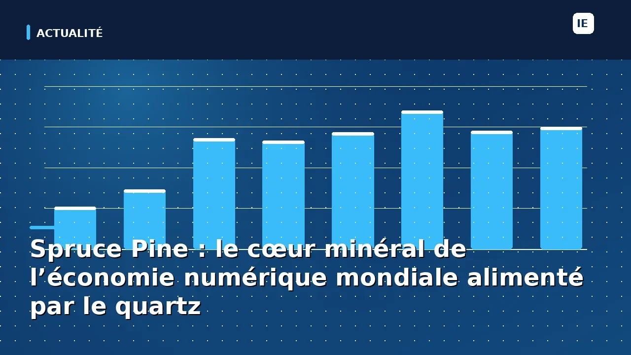 Spruce Pine : le cœur minéral de l’économie numérique mondiale alimenté par le quartz