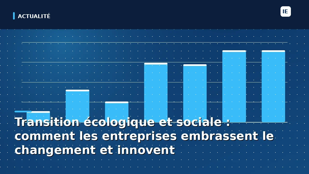 Transition écologique et sociale : comment les entreprises embrassent le changement et innovent