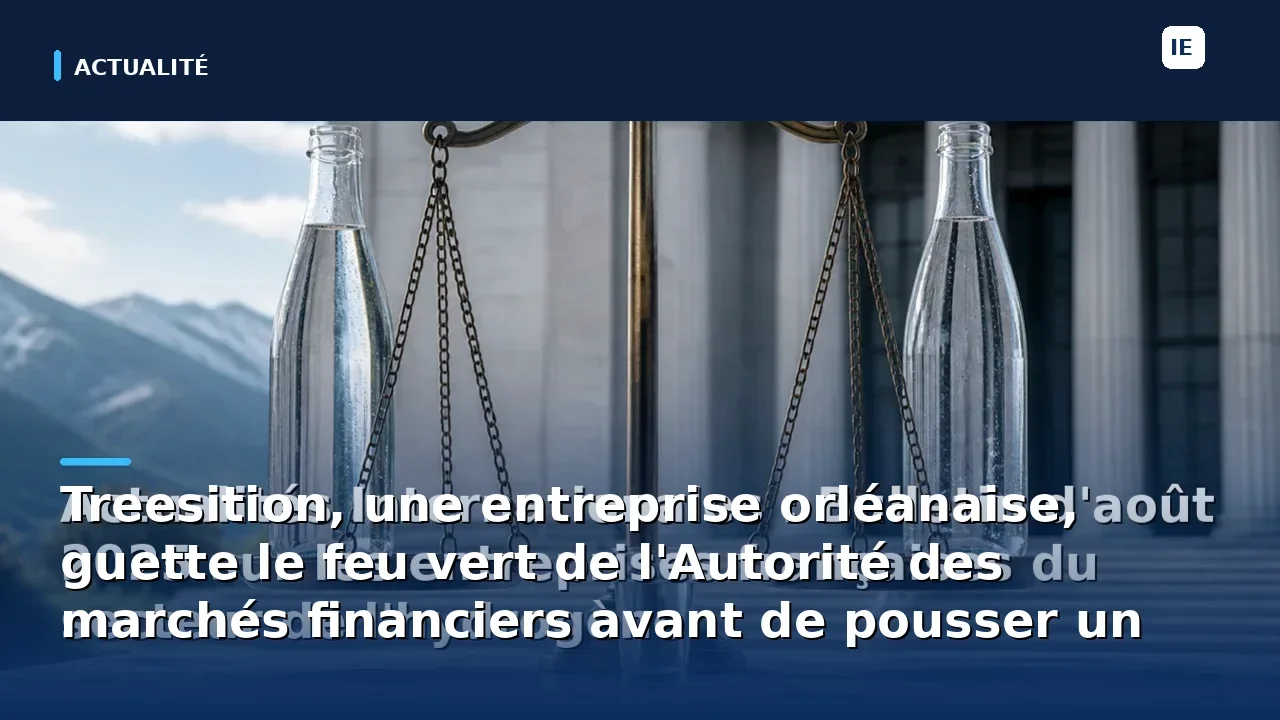 découvrez treesition, l'entreprise innovante d'orléans, qui attend le feu vert de l'autorité des marchés financiers pour célébrer une étape décisive de son parcours. suivez son aventure vers le succès dans le secteur financier!
