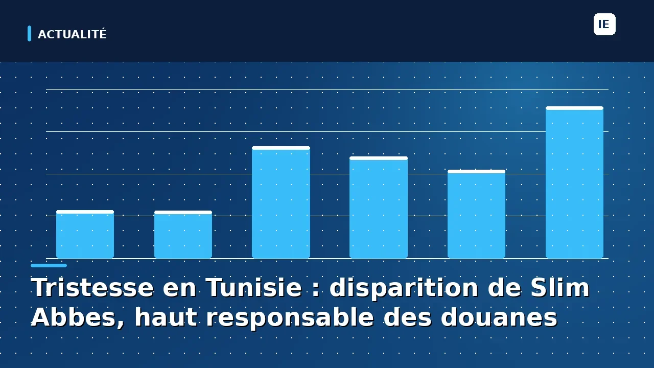 la tunisie en deuil après la disparition de slim abbes, figure emblématique et haut responsable des douanes. découvrez les hommages et réactions suscités par cette triste nouvelle.