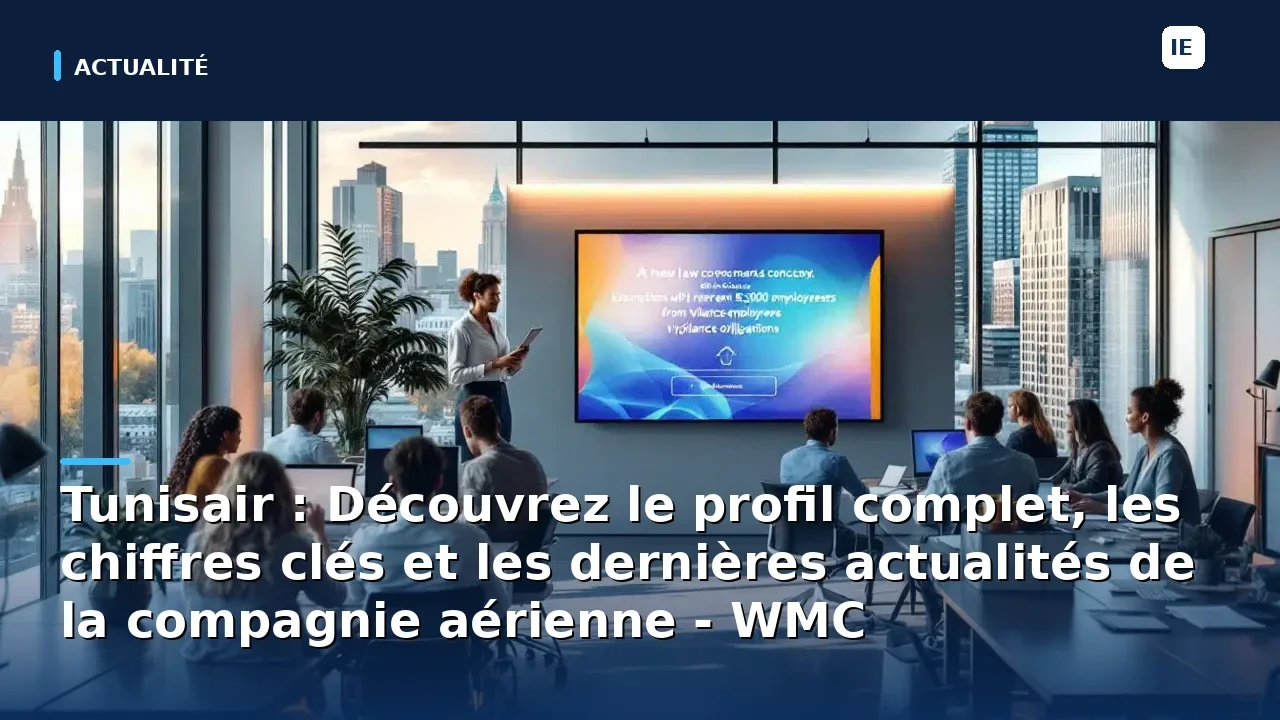 Tunisair : Découvrez le profil complet, les chiffres clés et les dernières actualités de la compagnie aérienne - WMC