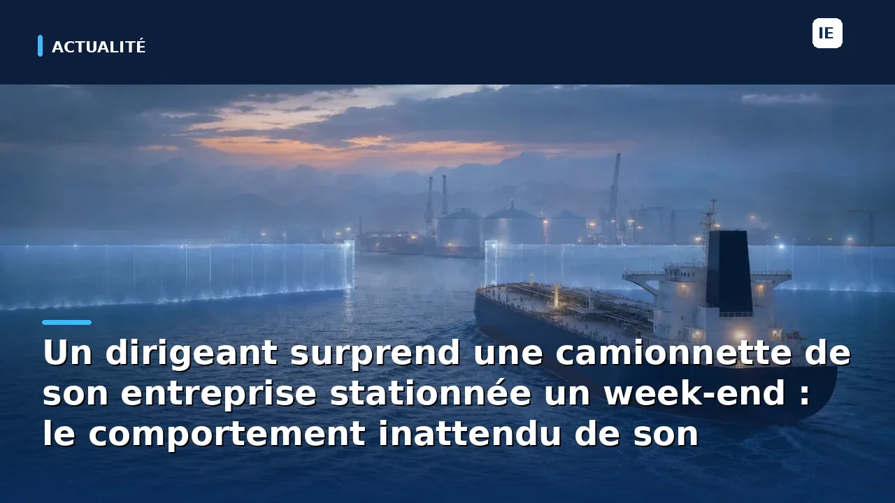 Un dirigeant surprend une camionnette de son entreprise stationnée un week-end : le comportement inattendu de son…