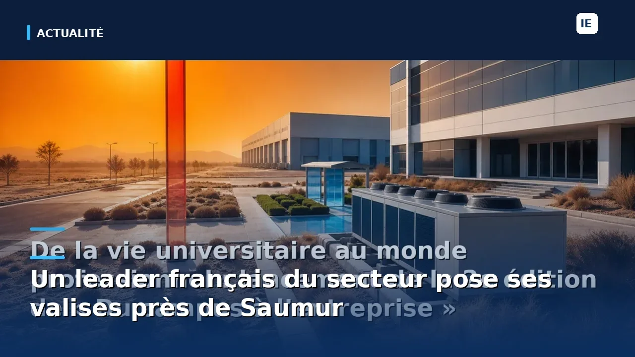 découvrez comment un leader français du secteur s'implante près de saumur, apportant innovation et dynamisme à la région. explorez les enjeux et les opportunités de cette nouvelle implantation.