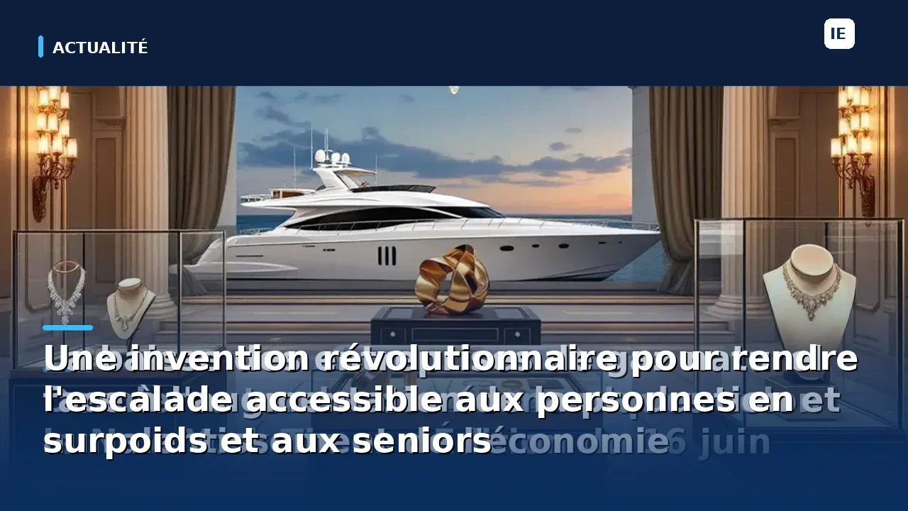 Une invention révolutionnaire pour rendre l'escalade accessible aux personnes en surpoids et aux seniors