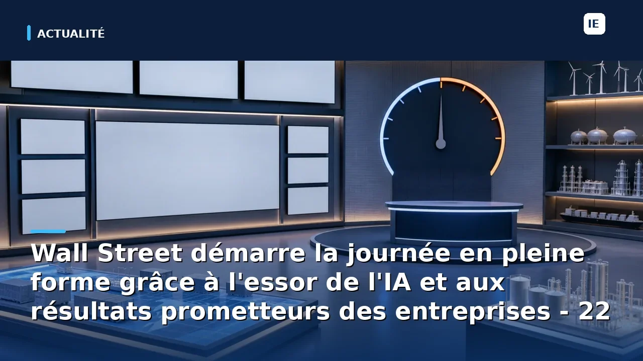 découvrez comment wall street s'épanouit grâce à l'essor de l'intelligence artificielle et aux résultats financiers optimistes des entreprises ce 22 janvier 2025. une analyse des facteurs clés qui dynamisent le marché boursier.