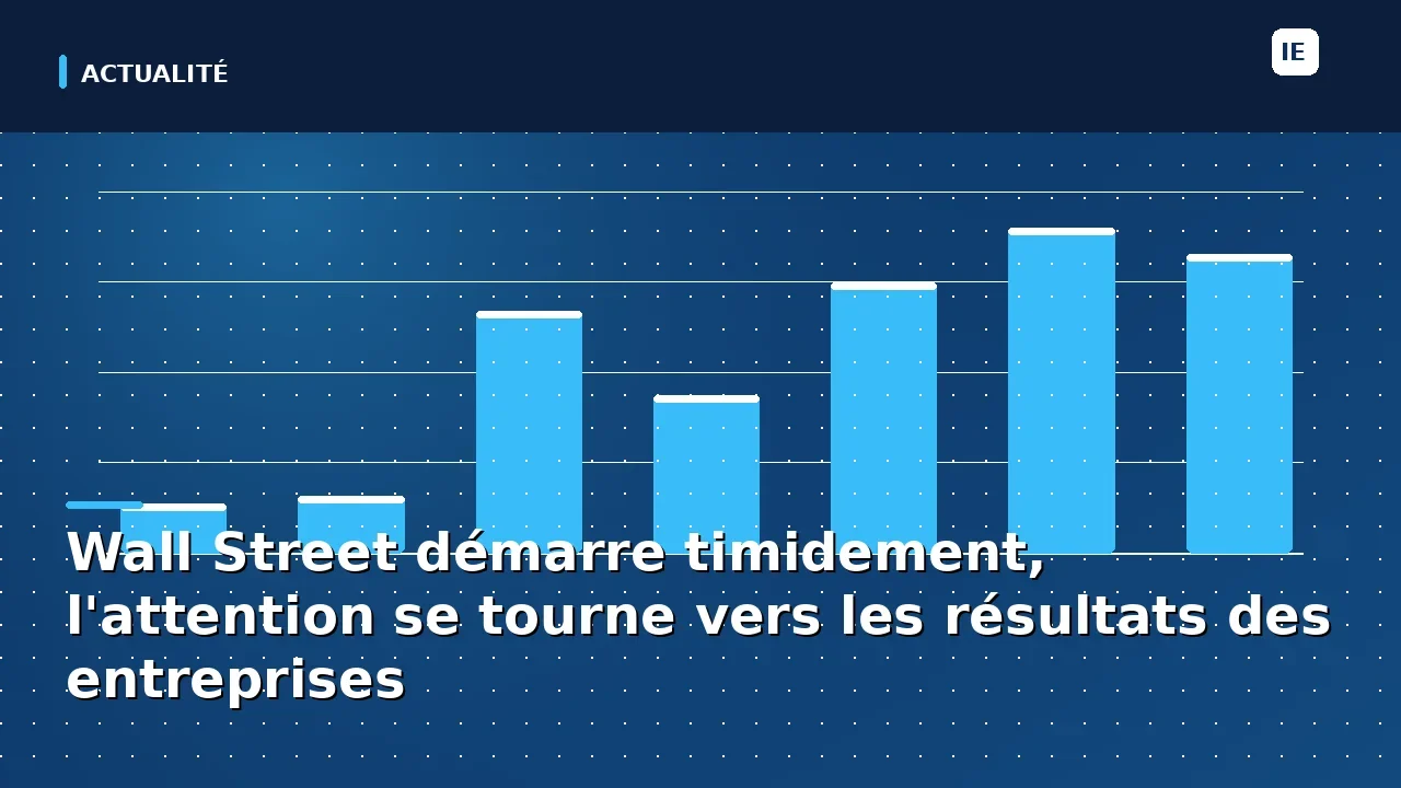 découvrez comment wall street débute sa journée de trading avec prudence, alors que l'attention des investisseurs se focalise sur les résultats financiers des entreprises. analyse des tendances et attentes du marché.