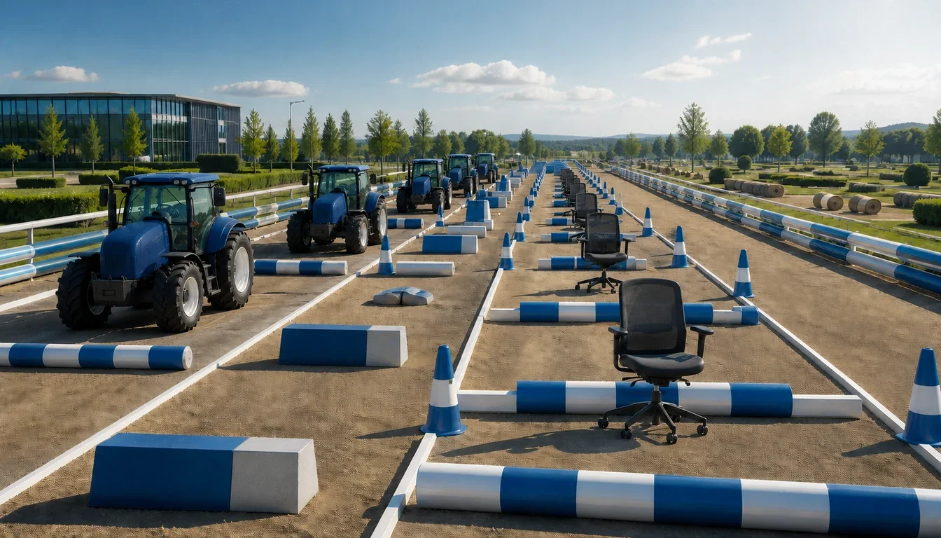 Insolite à Thouars : Le Club des entreprises lance une compétition originale mêlant tracteurs et chaises !