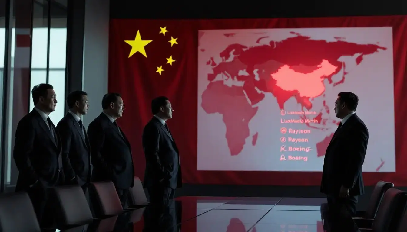 la chine annonce des sanctions ciblées contre 20 grandes entreprises américaines du secteur de la défense en réponse aux tensions actuelles, intensifiant ainsi les relations entre les deux puissances.