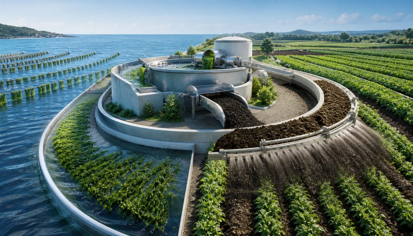 Une entreprise innovante d’algoculture conclut un partenariat avec un agriculteur pour valoriser les algues…