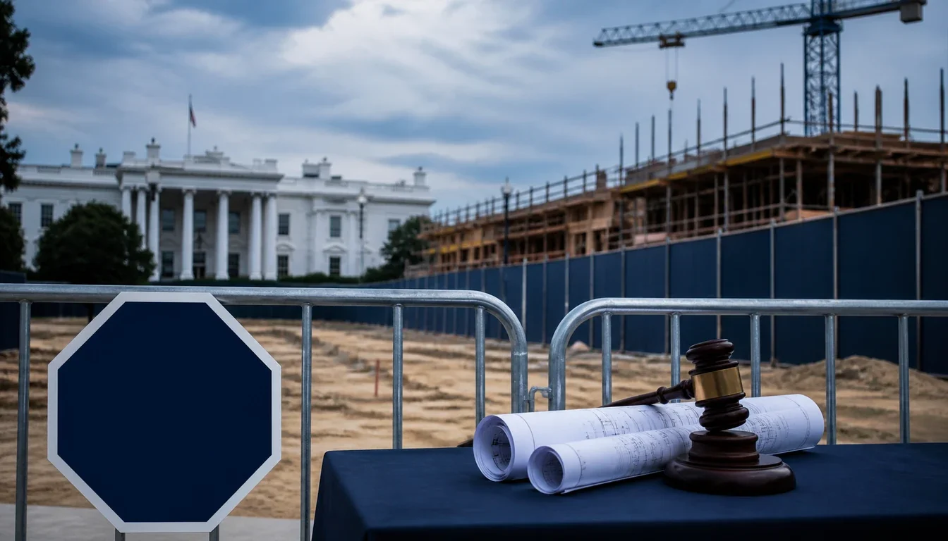 « Une honte nationale » : la justice suspend le chantier de la salle de bal à la Maison Blanche, Donald...