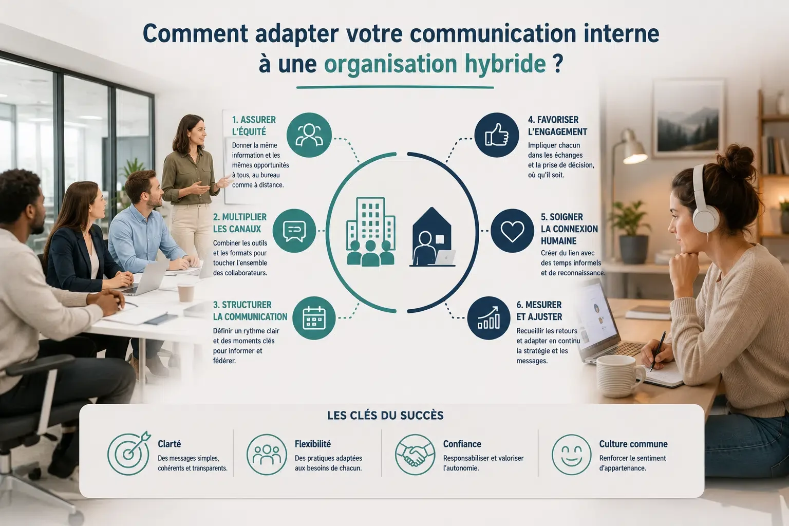 Comment adapter votre communication interne à une organisation hybride ?