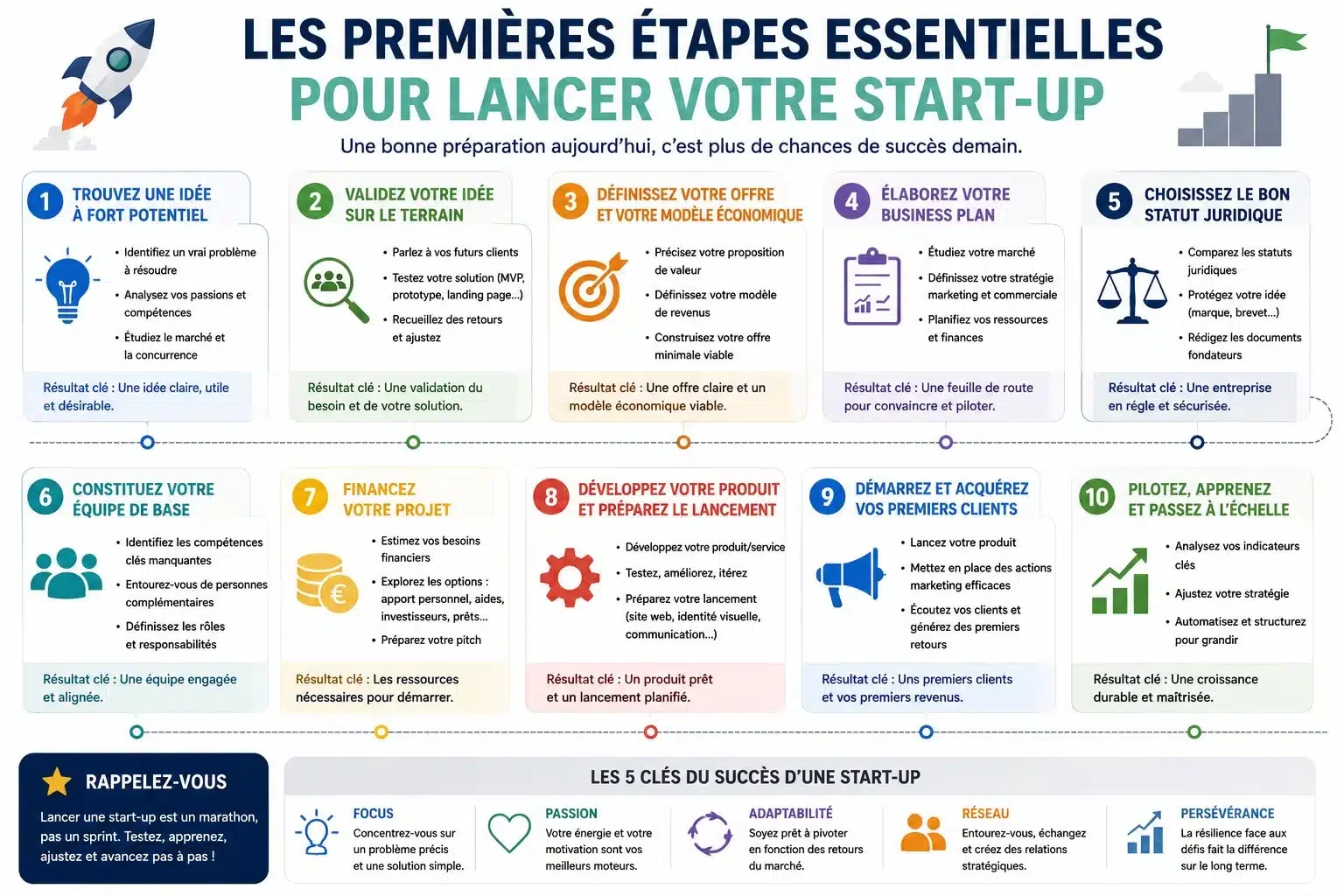Les premières étapes essentielles pour lancer votre start-up
